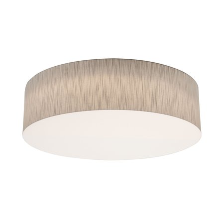 AFX Anton 24in. LED Flush Mount, Jute Shade ANF2432L5AJUD-JT